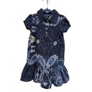 RALPH LAUREN Girls Tie-Dye Dress - Size 3T